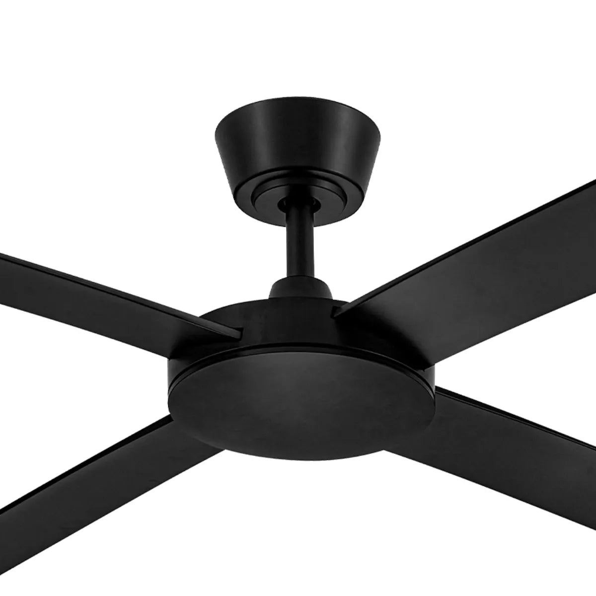 Eco Silent Pro DC Ceiling Fan with Remote – Black 52″