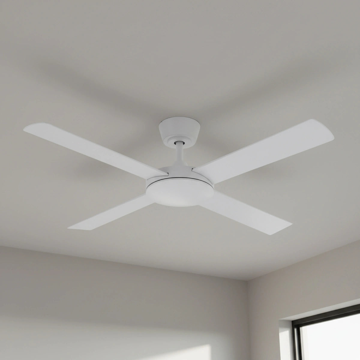 Eco Silent Pro DC Ceiling Fan with Remote – White 52″