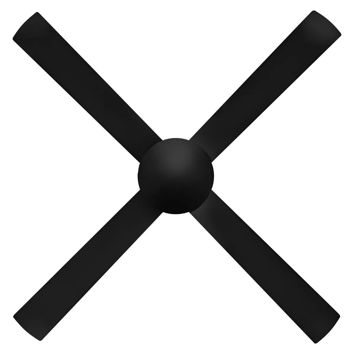 Eco Silent Pro DC Ceiling Fan with Remote – Black 56″