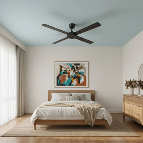 Eco Silent Pro DC Ceiling Fan with Remote – Black 56″