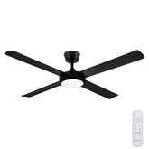 Eco Silent Pro DC Ceiling Fan with CCT LED Light – Black 56″