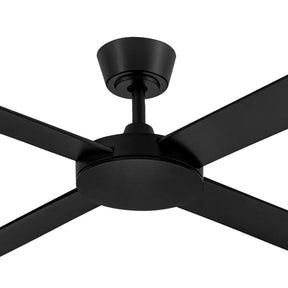 Eco Silent Pro DC Ceiling Fan with Remote – Black 56″
