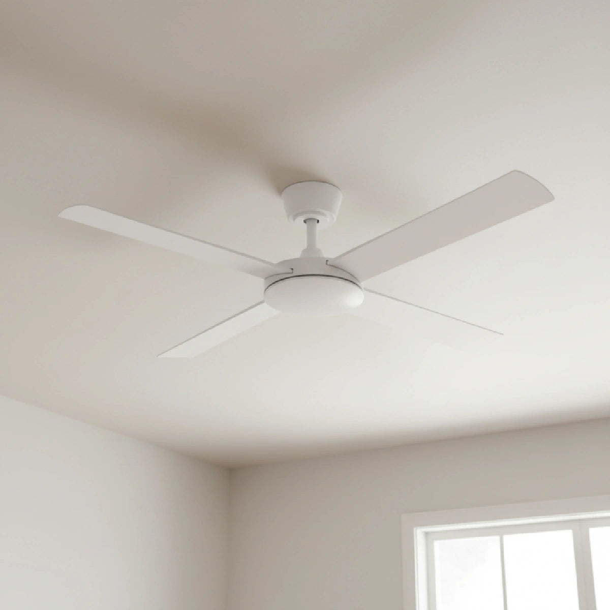 Eco Silent Pro DC Ceiling Fan with Remote – White 56″