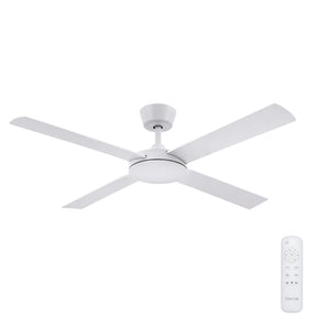 Eco Silent Pro DC Ceiling Fan with Remote – White 56″
