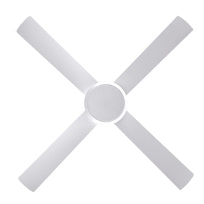 Eco Silent Pro DC Ceiling Fan with CCT LED Light – White 56″