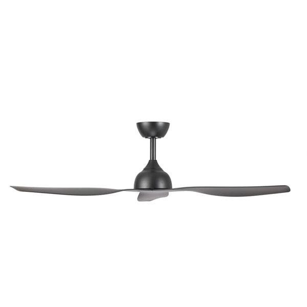 Eco Style DC Ceiling Fan with Remote Control – Black 52″