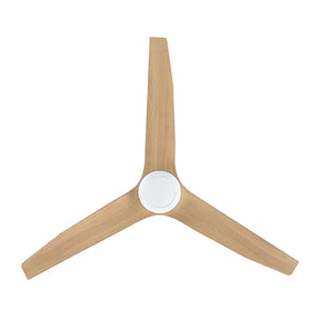 Infinity iD DC Ceiling Fan with CCT LED Light – Beechwood 54″