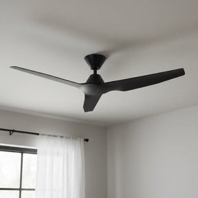 Infinity iD DC Ceiling Fan with Remote – Black 48″