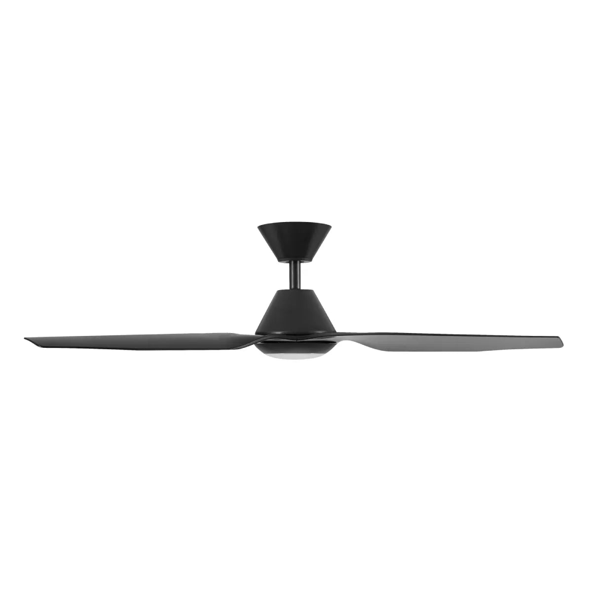 Infinity iD DC Ceiling Fan with CCT LED Light – Black 48″
