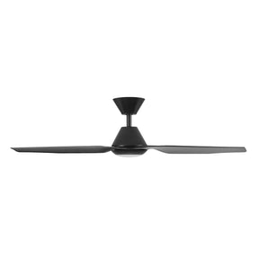 Infinity iD DC Ceiling Fan with CCT LED Light – Black 48″