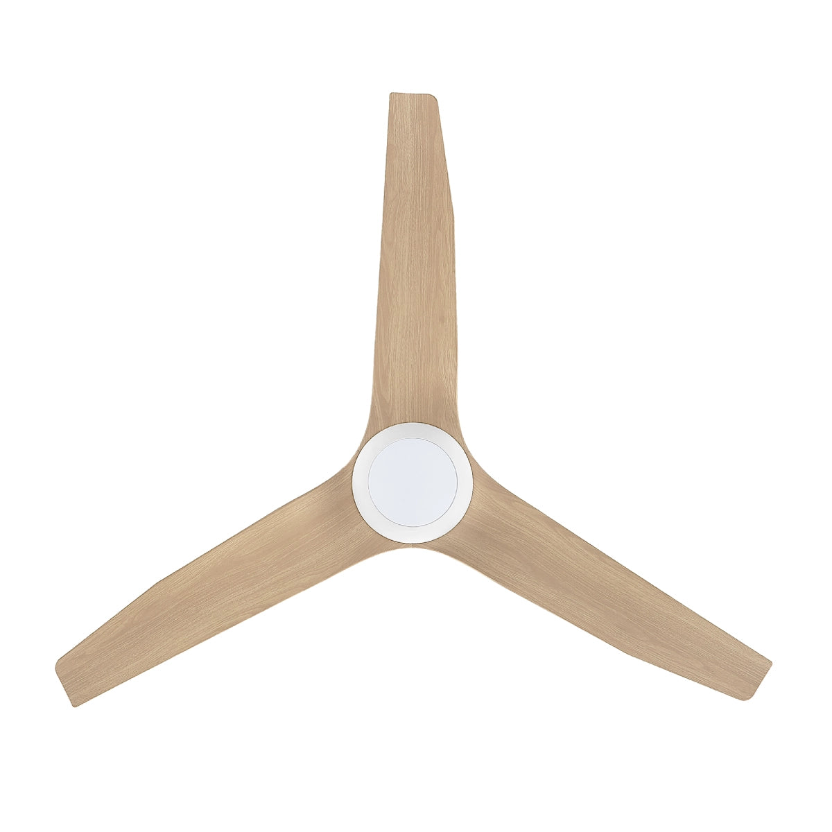 Infinity iD DC Ceiling Fan with CCT LED Light – Beechwood 48″