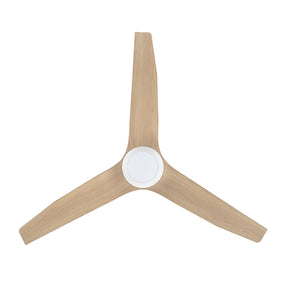 Infinity iD DC Ceiling Fan with CCT LED Light – Beechwood 48″