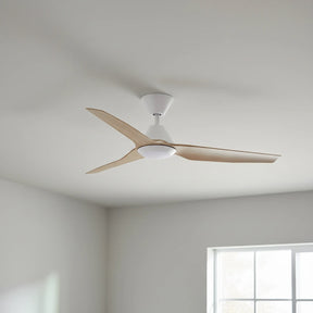 Infinity iD DC Ceiling Fan with CCT LED Light – Beechwood 48″