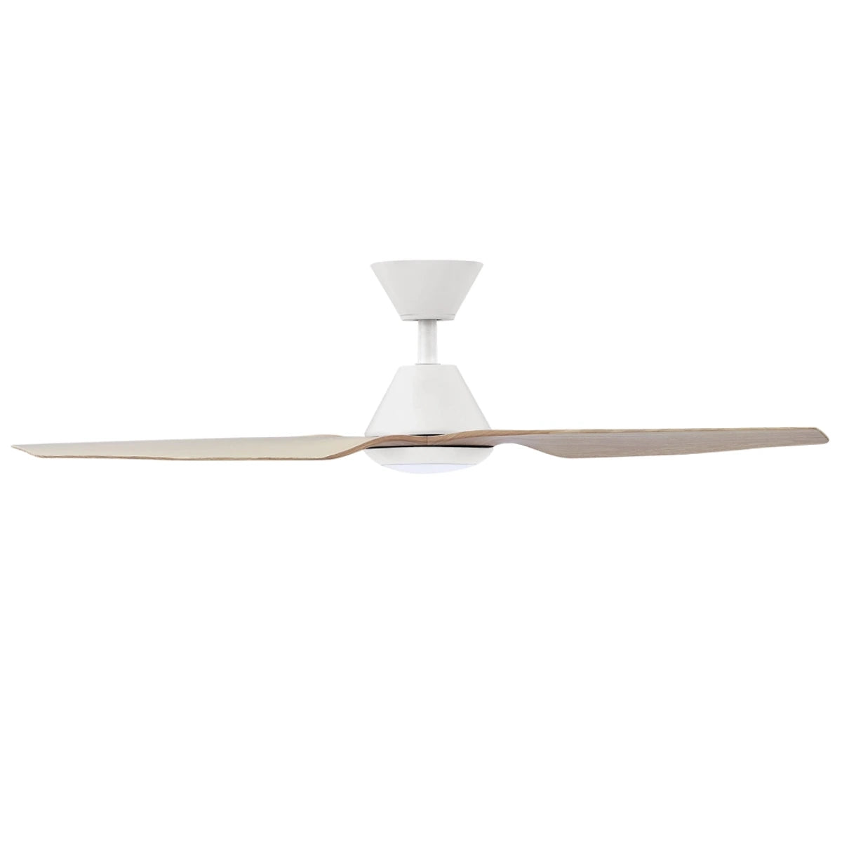 Infinity iD DC Ceiling Fan with CCT LED Light – Beechwood 48″
