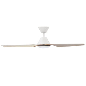 Infinity iD DC Ceiling Fan with CCT LED Light – Beechwood 48″