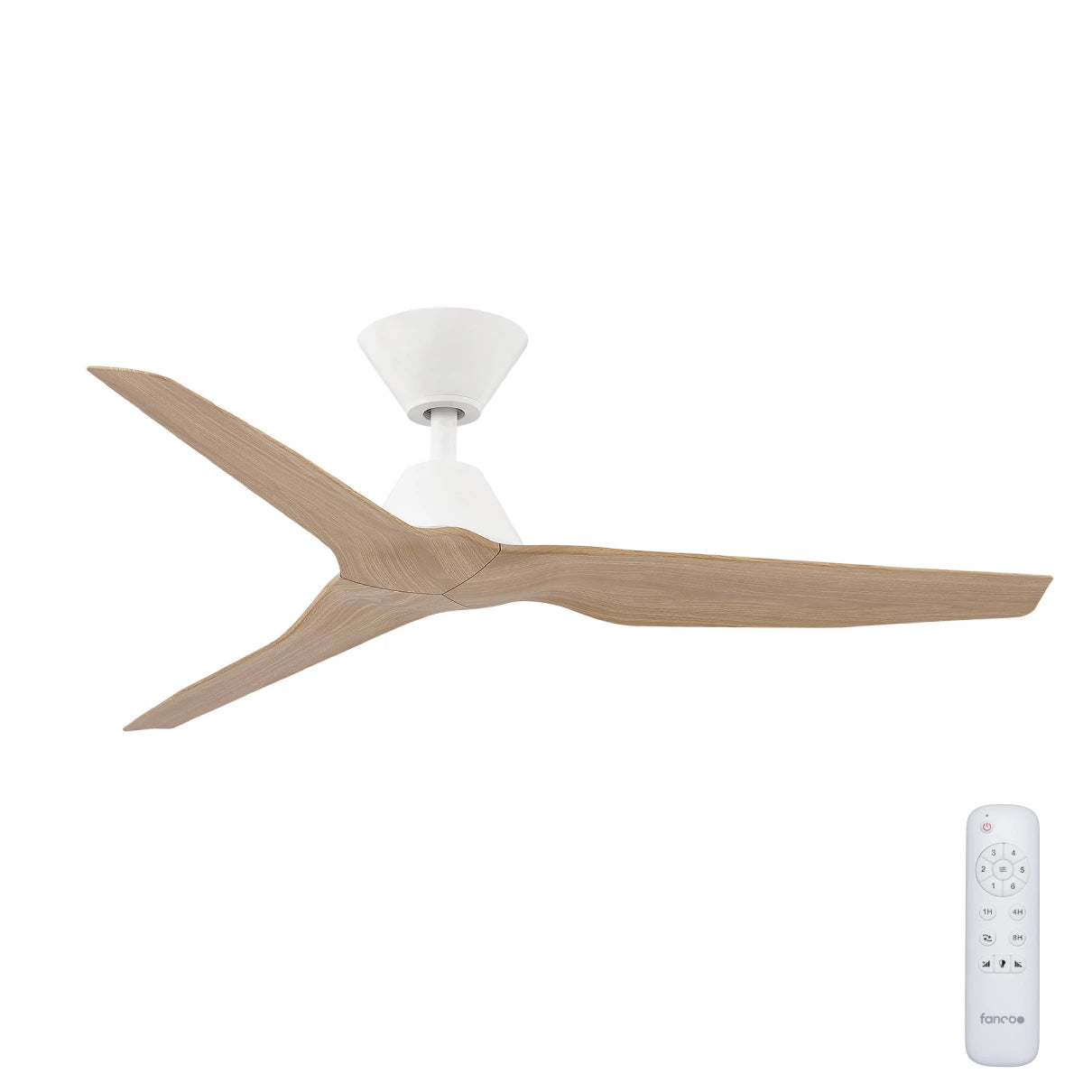 Infinity iD DC Ceiling Fan with Remote – Beechwood 48″