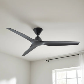 Infinity iD DC Ceiling Fan with Remote – Black 54″