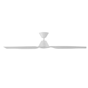 Infinity iD DC Ceiling Fan with Remote – White 54″