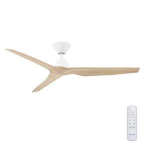 Infinity iD DC Ceiling Fan with Remote – Beechwood 54″