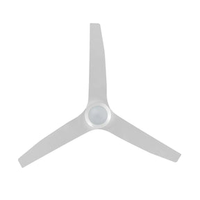 Infinity iD DC Ceiling Fan with CCT LED Light – White 54″