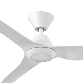 Infinity iD DC Ceiling Fan with CCT LED Light – White 54″