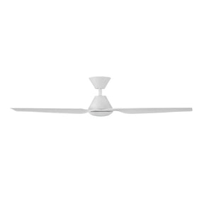 Infinity iD DC Ceiling Fan with CCT LED Light – White 54″