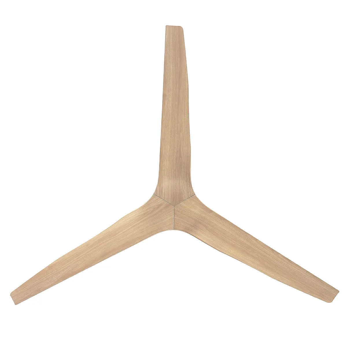 Infinity-iD DC Ceiling Fan with Remote – White with Beechwood Blades 60″