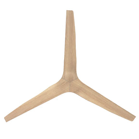 Infinity-iD DC Ceiling Fan with Remote – White with Beechwood Blades 60″