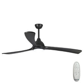 Sanctuary DC Ceiling Fan with CCT LED Light – Black 70″