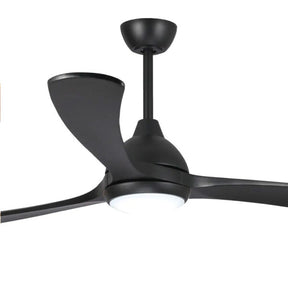 Sanctuary DC Ceiling Fan with CCT LED Light – Black 70″