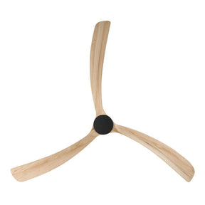 Sanctuary DC Ceiling Fan – Black with Natural Blades 92″