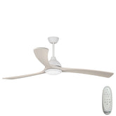 Sanctuary DC Ceiling Fan with CCT LED Light – White 70″