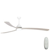 Sanctuary DC Ceiling Fan with CCT LED Light – White 92″