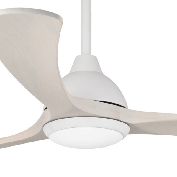 Sanctuary DC Ceiling Fan with CCT LED Light – White 70″