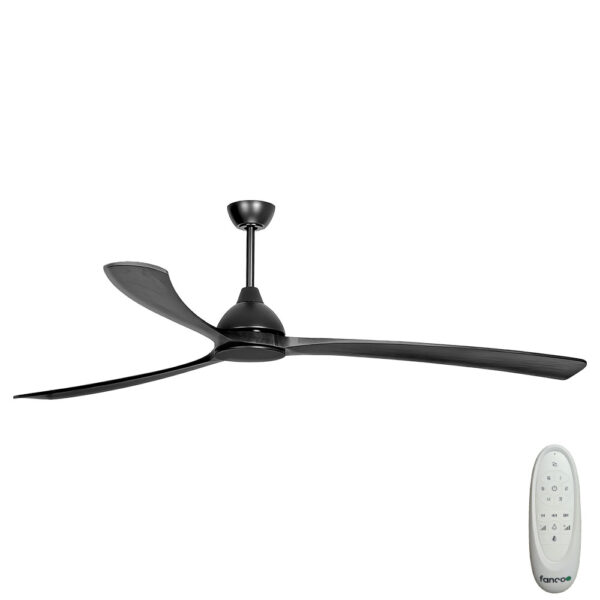 Sanctuary DC Ceiling Fan – Black 86″
