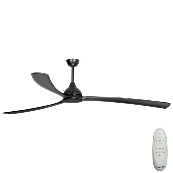 Sanctuary DC Ceiling Fan – Black 92″