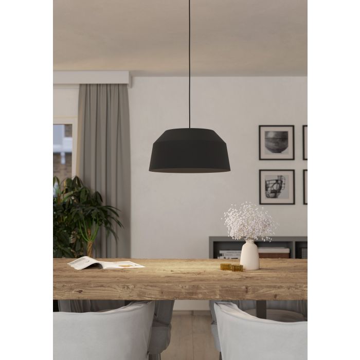 CONTRISA H/L 1X40W E27 BLK 380MM