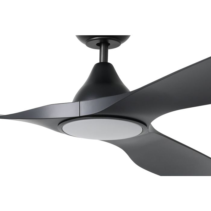 SURF 72 DC FAN LED TRI-COL BLK