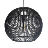 Rattan Pendant Black