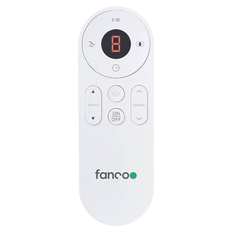 Horizon DC Ceiling Fan Wall Control/Remote – White 52″