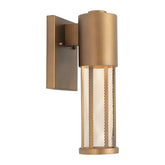 KASSEL 1LT EXTERIOR WALL LIGHT AGED BRASS