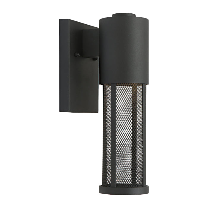 KASSEL 1LT EXTERIOR WALL LIGHT BLACK