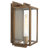 LILLE 1LT EXTERIOR WALL LIGHT AGED BRASS