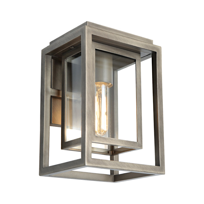 LUTON 1LT EXTERIOR WALL LIGHT OLD BRONZE