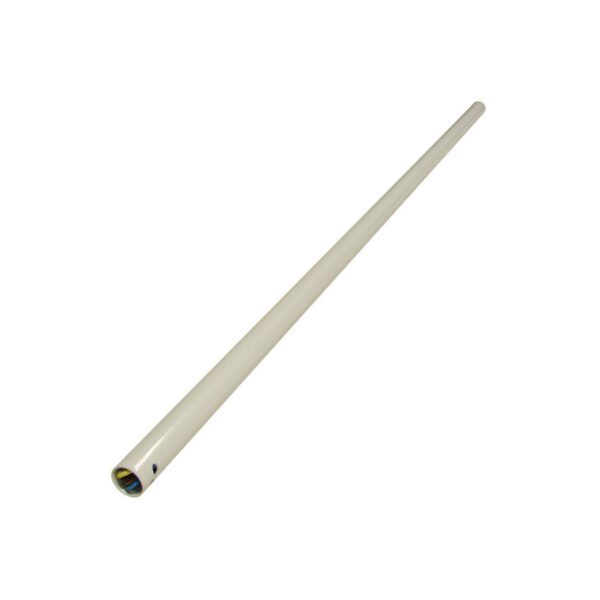Downrod AC Ceiling Fan 900mm Inc Wiring Loom White