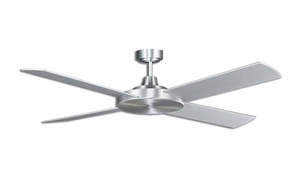 Razor 1320mm 4 Blade Ceiling Fan Only Brushed Aluminium