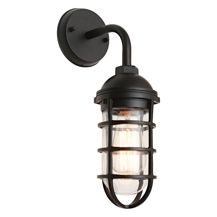 NEWPORT 1LT EXTERIOR WALL BLACK