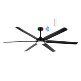 Osprey DC All ABS WIFI & Remote Control Ceiling Fan Motor Only with Variable Dim 24w CCT LED Light Matt Black