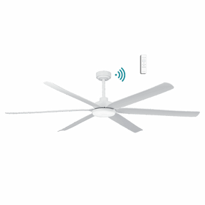 Osprey DC All ABS WIFI & Remote Control Ceiling Fan Motor Only with Variable Dim 24w CCT LED Light Matt White