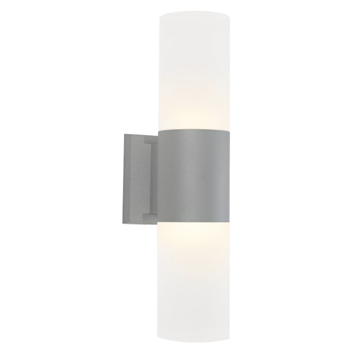 OTTAWA EXTERIOR WALL LIGHT SILVER